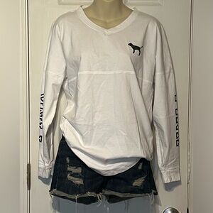Victoria Secret PINK long sleeve white Vegas shirt